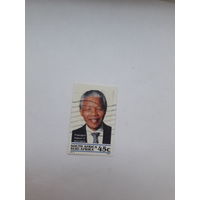 Марки ЮАР Лауреат Нобелевской премии Мира 1993 Н Мандела