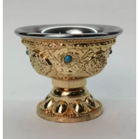 Чаша в Тибетском стиле для ритуальных подношений Металл/Сплав