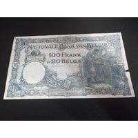 Бельгия 100 франков 1929