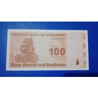 Зимбабве 100 долларов 2009
