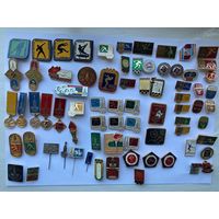 Знаки. Москва-80. Олимпийские игры. Сборный лот. Спортивные значки