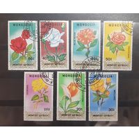 Монголия. 1988 год. Флора. Цветы. Розы (250)