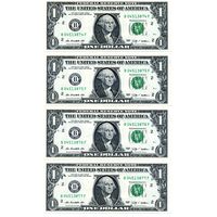 1 доллар 2009 B 4 номера подряд