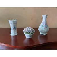 Ваза и цветы Набор в спальню Aynsley Англия 60-е