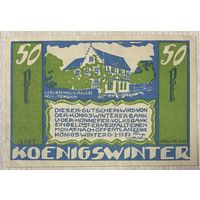 Нотгельд 50 пфеннигов 1921 год. Кенигсзима Веймарская республика