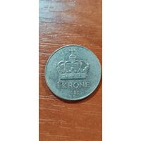Норвегия 1 крона 1982