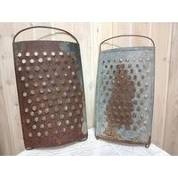Тёрки старинные, огромные, крепкие. выс.50 и 40см.