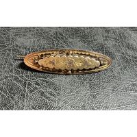 Брошь Антистресс Бидемайер прокатное золото Германия клеймо A.J.C 19 век