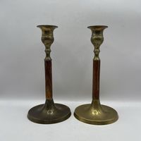 Подсвечники латунные, пара. Франция. 3727