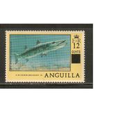 Ангилья-1979(Мих.335) , **    ,  Морская фауна, Рыбы, Надп.
