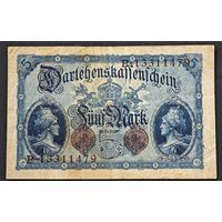 1915 год Германия 5 марок