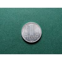 1 пфенниг ГДР.