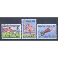 [2011] Буркина Фасо 1998. Спорт.Футбол.Кубок Африки. СЕРИЯ MNH.