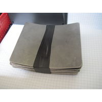 12 титановых пластин(120х105х1,5 мм) для бронежилета.