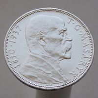 Чехословакия 20 крон 1937 Смерть президента Масарика