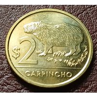Уругвай 2 песо, 2024   ( 2-9-1 )
