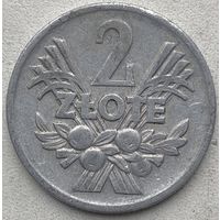 Польша 2 злотых 1974 г.
