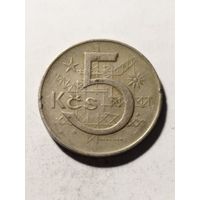 Чехословакия 5 крон 1968