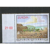 Полная серия из 1 марки 1994г. Австрия "СЕПТ. Открытия и изобретения. Экспедиция Самуэля Телеки и  Людвига фон Хёнеля по Восточной Африке" MNH