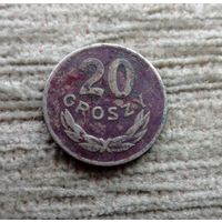 Werty71 Польша 20 грошей 1949 Никель