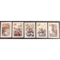 Россия 2005. 60 лет Победы в ВОВ, 5 марок 1016-1020 (523)