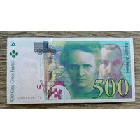 Werty71 Франция 500 франков 1994 банкнота Мария и Пьер Кюри
