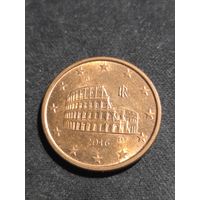 Италия 5 евроцентов 2016