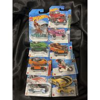 Hot Wheels Машинки Мотоцикл Новые Honda MOTO Tesla Porsche Dodge Mitsubishi Коллекционные Игрушки Коллекция