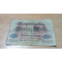 50 марок 1914 года Германии  3981216  семь цифр