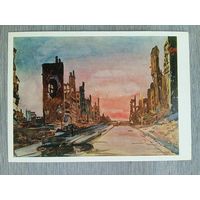 Дейнека. Берлин. Франкфуртералле. 1945