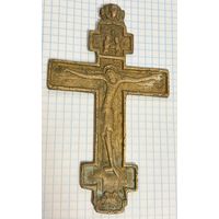 С 1 РУБЛЯ! СТАРИННЫЙ БОЛЬШОЙ НАТЕЛЬНЫЙ КРЕСТ 17-18 ВЕК