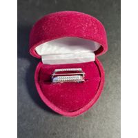 Шикарное кольцо, нестандартный дизайн серебро 925 лот#2, С РУБЛЯ! МНОГО ЛОТОВ С РУБЛЯ БЕЗ МЦ!