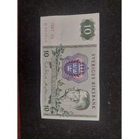 10 крон швеция 1987 банкнота