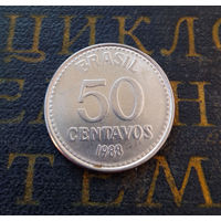 50 сентаво 1988 Бразилия #01