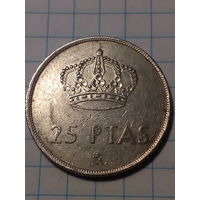 25 песет Испания 1984 год