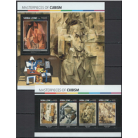 Сьерра-Леоне 2017  Живопись  ИСКУССТВО КАРТИНЫ  к/б+бл MNH