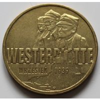Польша 2 злотых 2009 год "Оборона Вестерплатте в сентябре 1939"