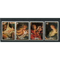 Ниуэ - 1988 - Рождество. Искусство - [Mi. 737-740] - полная серия - 4 марки. MNH.  (Лот 47JR)-T3P46