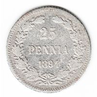 25 пенни 1894 год  _состояние VF