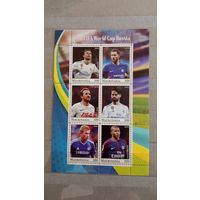 Блок футбол спорт чемпионаты мира   MNH