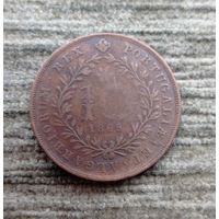 Werty71 Азорские острова Азоры колония Португалии 10 рейс 1865 Редкая 1 1