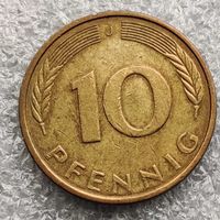 Германия 10 пфеннигов  1985 г.
