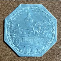 Германия Нюрнберг нотгельд 20 пфеннигов 1921 год. Вестнер-тор. трамвайный жетон