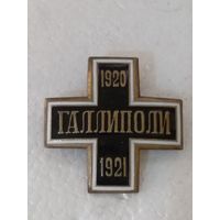 Знак белой гвардии (белоказаки) Нагрудный знак ГАЛЛИПОЛИ (белоэмиграция) реплика