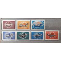 СССР 1958г. Серия: "Гражданский воздушный флот СССР". 7 марок. (без зубц.) **