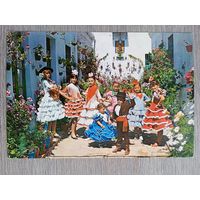 Этнография. Испания. Андалусия. Дети в традиционных костюмах