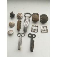 Сборный лот немецкой фурнитуры. С рубля.