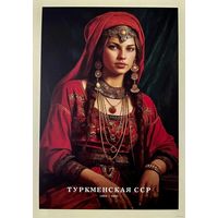 Открытка чистая 10х15 см. Иллюстратор Иван Михайлуц " Республики СССР "