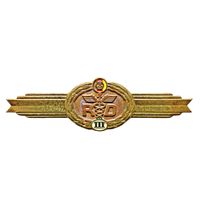 Национальная народная армия ГДР. Знак классификации специалиста тыловой службы. 3 класс