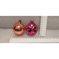 Ёлочные игрушки с бабочками. 8-7